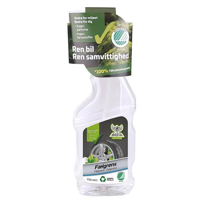 Sprayflaska med Basta Greenline fälgrengöring 710 ml