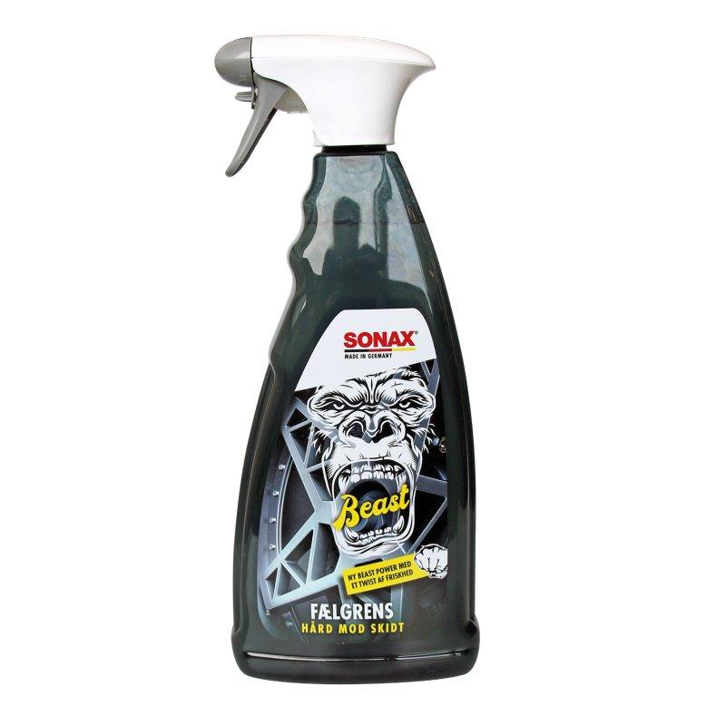 Flaska med SONAX Beast fälgrengöring